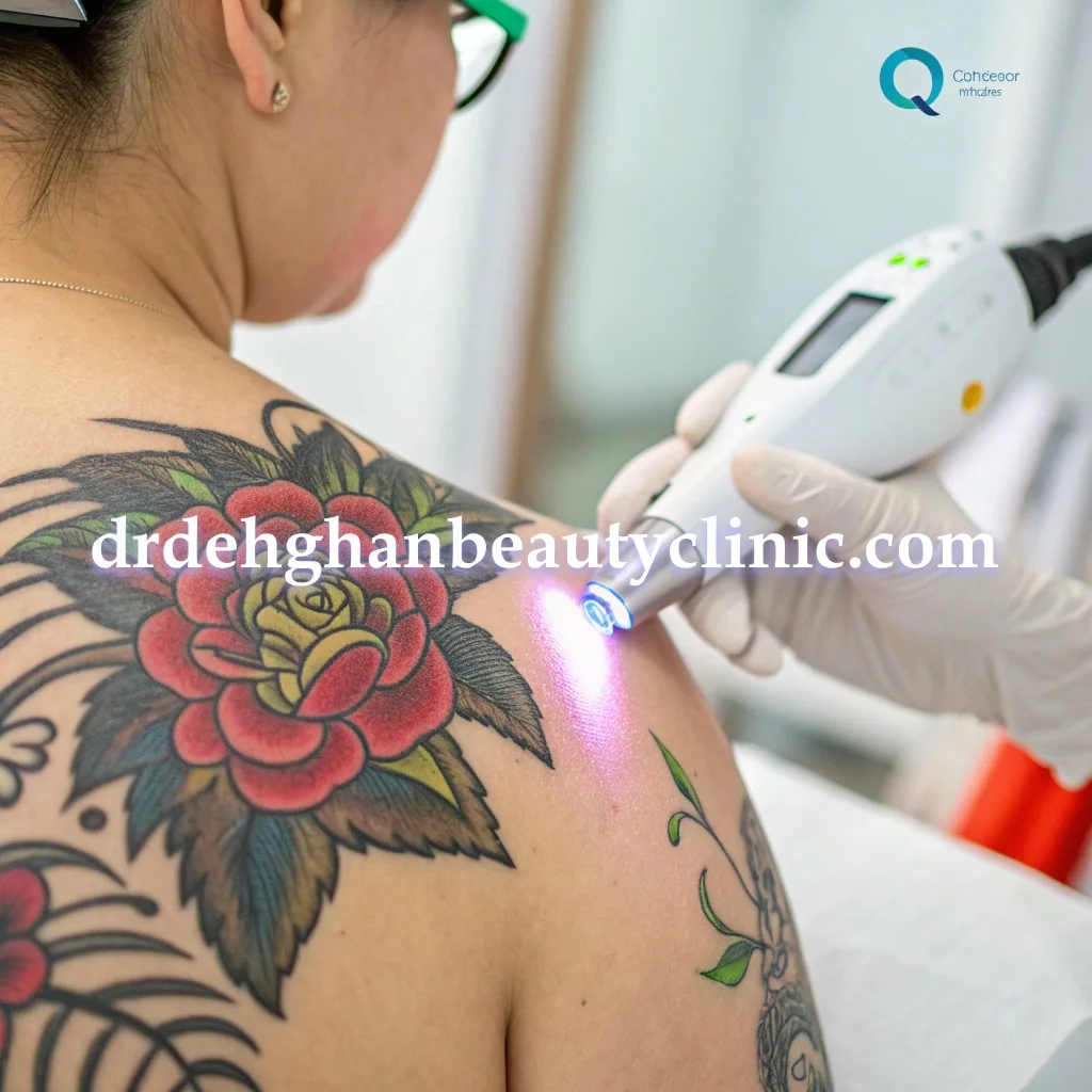 لیزر کیوسوئیچ برای ریمو تاتو در مارلیک